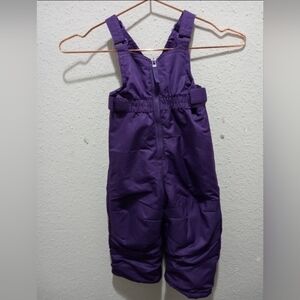 Kids Cherokee Purple Snowsuit Outdoor Winter Insulated 18 mos Front Zipper